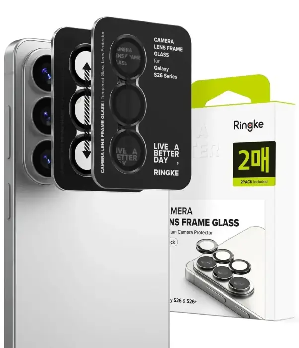 OSŁONA APARATU RINGKE CAMERA FRAME PROTECTOR 2-PACK GALAXY S26 / S26+ PLUS BLACK