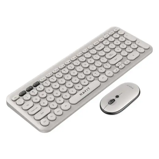 Havit KB254GCM wireless 2-in-1 gaming set keyboard + mouse (gray) Фото num