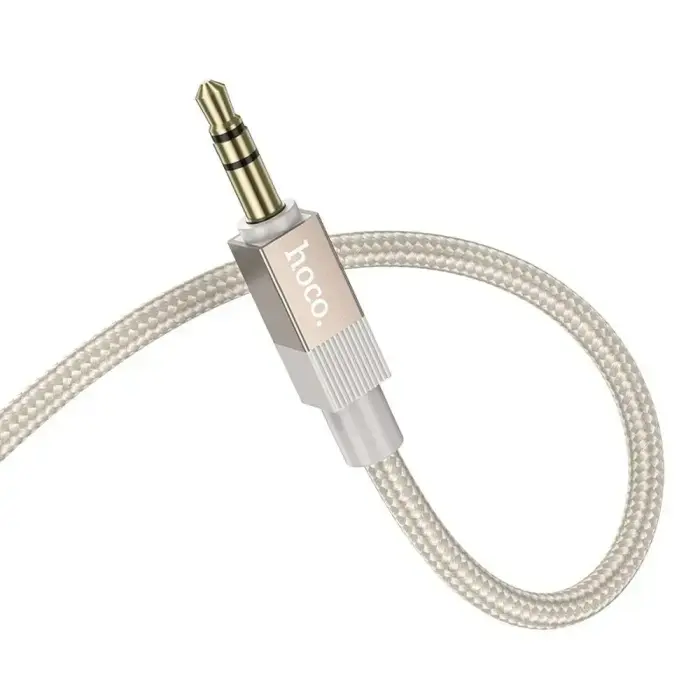 Cable AUX Jack 3,5 mm (male) to Jack 3,5 mm (male) Hoco 1 m UPA32 gold Photo