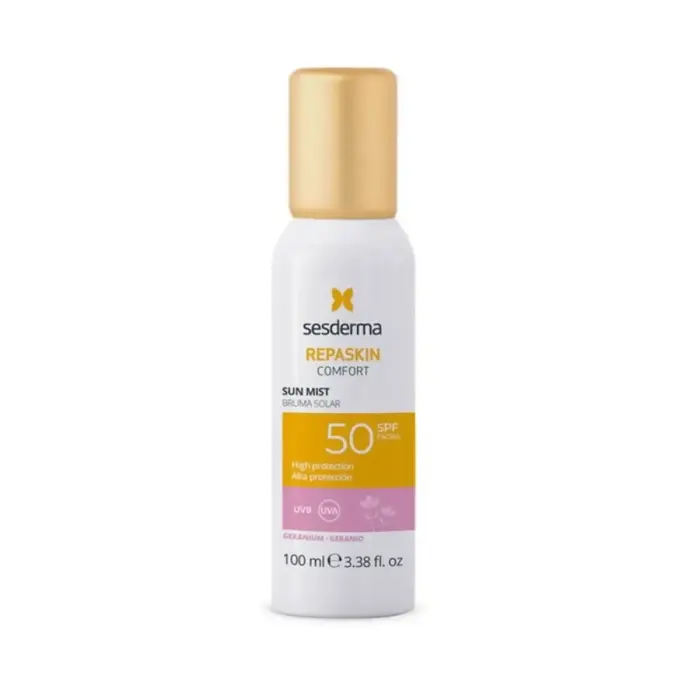 Sesderma, Repaskin Confort, Geranium, Protecting, Before Sun Exposure, Spray, For Face, SPF50, 100 ml