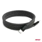 AMiO AMIO-04840 datu pārraides un uzlādes vads | USB-C uz USB-C | 60W | 1m — Foto 5