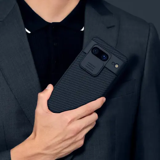 Nillkin CamShield Pro Case for Google Pixel 8 Camera Cover - Black Фото num