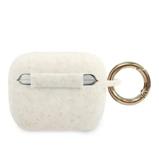 Guess Silicon Glitter telefona maciņš priekš AirPods Pro balts Foto 2