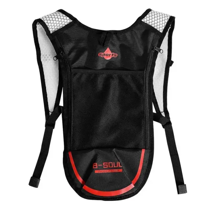Outdoor cycling backpack red