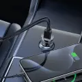 Wozinsky 65W Car Charger USB-C PD 65W | USB-A 45W QC 3.0 - Black Foto 6
