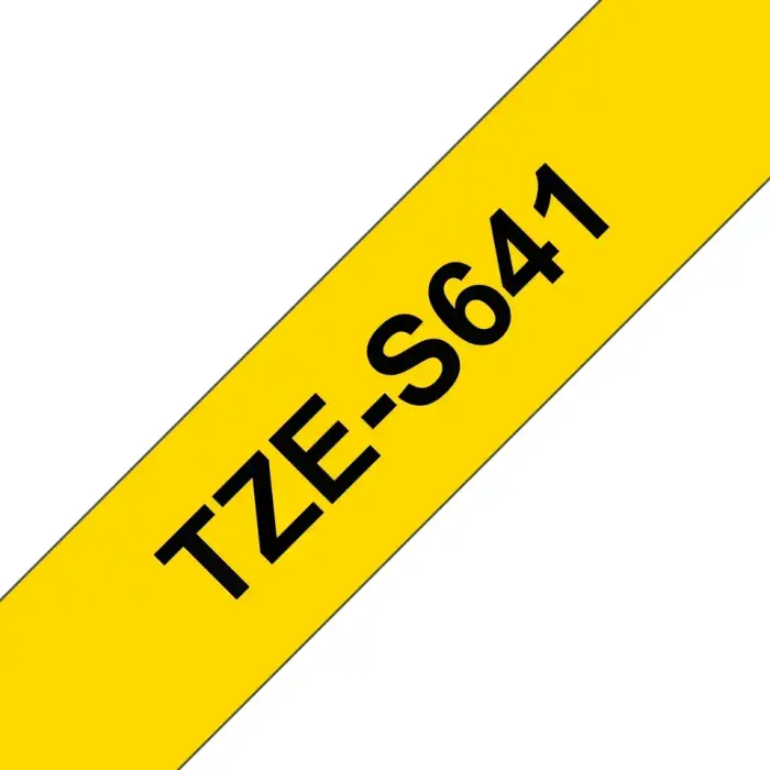 Brother Colour ribbon TZE-S641 / TZES641 Black, yellow
