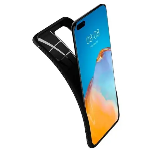 Spigen Rugged Armor vāciņš Huawei P40 Pro melnā krāsā Foto 6