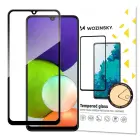 Wozinsky Tempered Glass Full Glue Super Tough Screen Protector Full Coveraged with Frame Case Friendly for Samsung Galaxy A22 4G black Foto 1