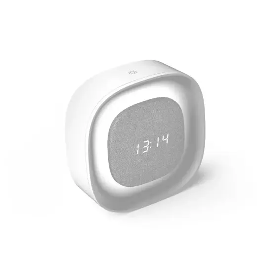 Alarm clock with Night Light LED PURE FNL-03 BJORN white square Forever Light Photo