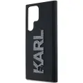 Karl Lagerfeld KLHCS24L3DMBKCK S24 Ultra S928 czarny|black hardcase 3D Rubber Glitter Logo Foto 5