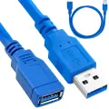 Fusion USB 3.0 pagarinājuma kabelis 1,5 m zils Foto 1