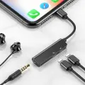 Baseus CALL52-01 Universal audio adapter with charging Lightning -> 3.5mm Black — Photo 2