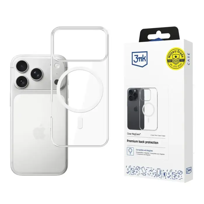 Case 3MK Clear MagCase for Apple iPhone 17 Pro