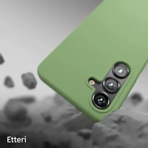 Etteri Silikona telefona maciņš Samsung Galaxy S25 Plus gaiši zaļš Foto 9