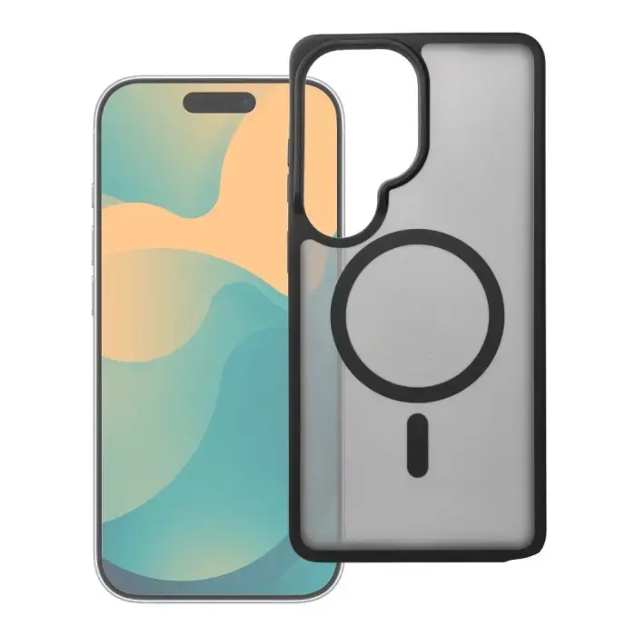 Case for Xiaomi Redmi Note 17 Pro 5G Forcell F-Protect Smoke Hybrid Premium Lite compatible with MagSafe black