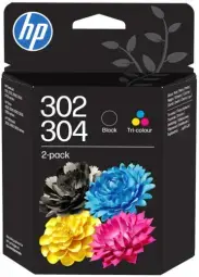 Tintes kasete HP 302/304 Black & Colour 2Pack