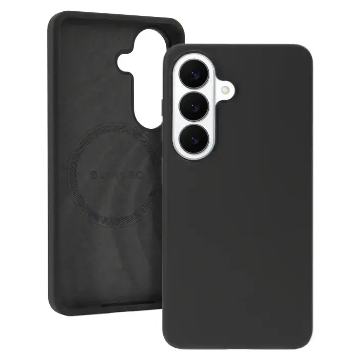 Liavec Silky phone case with MagSafe support for Samsung Galaxy S26 (S942) black