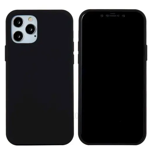 Fusion Elegance Fibre Izturīgs Silikona Aizsargapvalks Apple iPhone 16 Melns