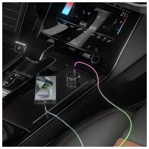 Cable 4smarts USB-C 60W 1.5m RGB Foto 4