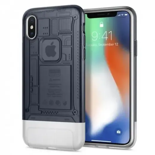 Spigen Classic C1 Case for iPhone X Graphite Photo