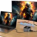 Hub USB-C 12 in 1 Wozinsky WHBC09Y8S multifunctional, with wireless charging function, aluminum, with 15 cm cable - gray Photo