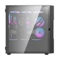 Darkflash DK431 Glass Computer Case + 4 fans (black) — Foto 5