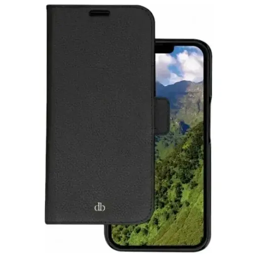 dbramante 1928 New York 2-in-1 чехол-книжка для телефона iPhone 14 Pro чёрный