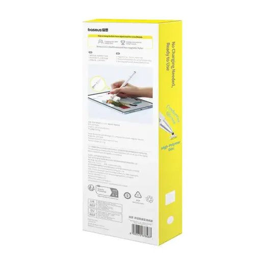 Baseus Smooth Writing III stylus Non-magnetic version (white) Фото num