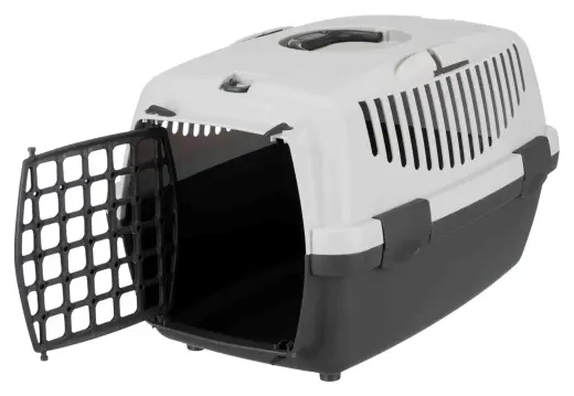 Transportēšanas bokss dzīvniekiem: Trixie Transport box 32*31*48cm, light grey|dark grey (up to 6kg) Foto 2