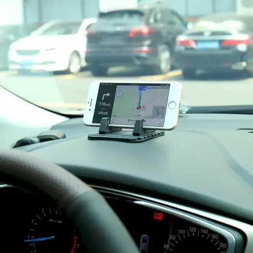 Silicone Car Phone Holder Dashboard Desktop Stand black Foto 7