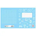 Burtnīca TECHNOINFORM, A5 formāts,12 lapas, 70 g/m2, rūtiņu, 1.un 2. klasei Foto 1