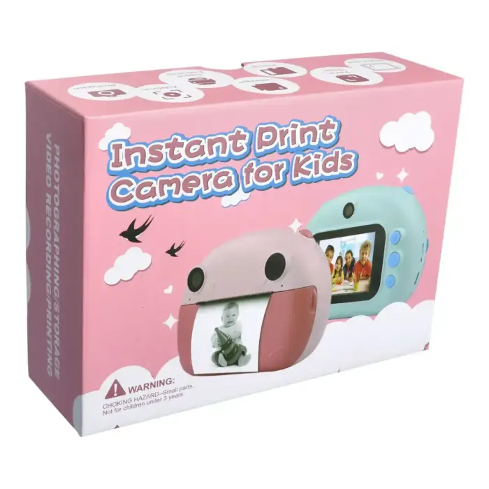 Digital kids camera with printer KDC-0013B pink Фото num