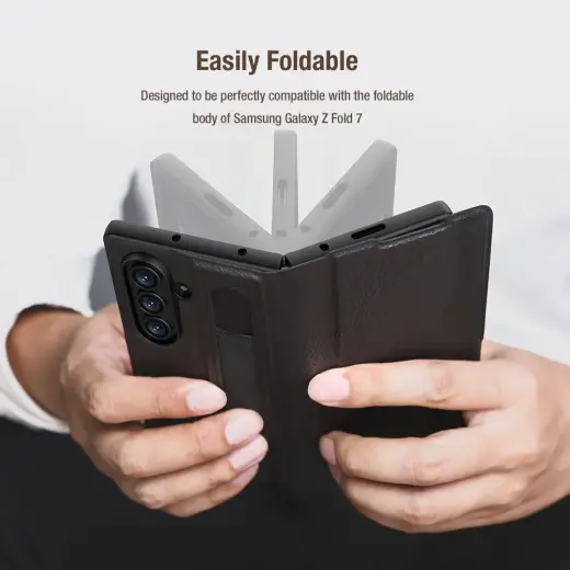 Nillkin Aoge Case for Samsung Galaxy Z Fold 7 Brown Foto 5