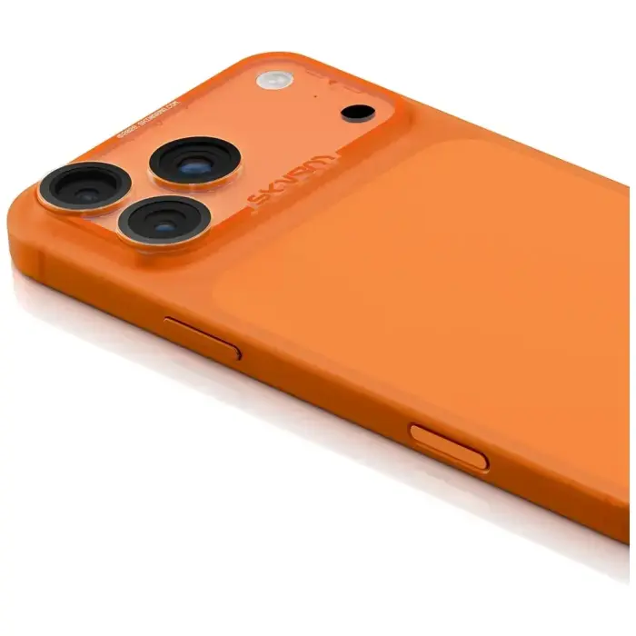 Camera Lens Glass Skinarma Magma Full Matte for iPhone 17 Pro Max orange Foto 2
