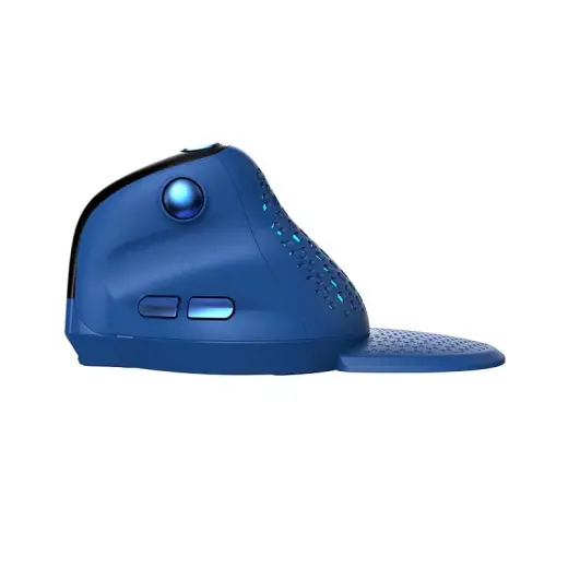 Wireless Ergonomic Mouse Delux M618XSD BT+2.4G RGB (blue) Фото num