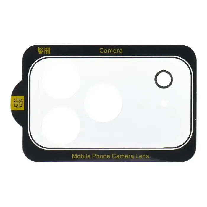 5D Full Glue Camera Tempered Glass - for iPhone 17 Pro Transparent