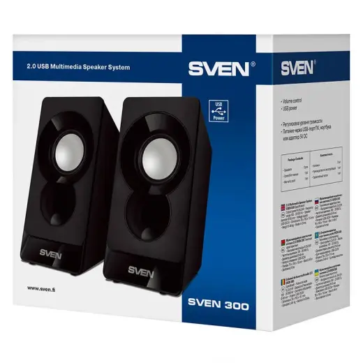 Speakers SVEN 300 USB (black) Foto 5