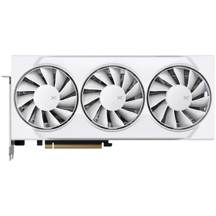 XFX Swift AMD Radeon RX 9060 XT OC White Triple Fan Gaming Edition 16GB GDDR6 128-bit HDMI 2x DP Фото num