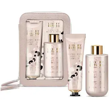 Grace Cole Body Care Set ( Kašmír, Mošus & Ambra ) - Dárková sada péče o tělo v taštičce ( 2 ks )