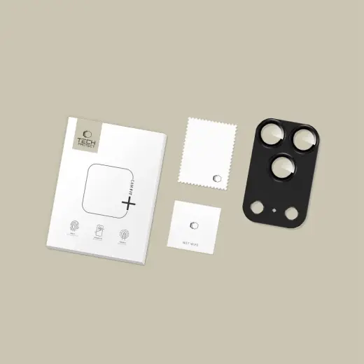 OSŁONA APARATU TECH-PROTECT CAMFULL FIT+ IPHONE 17 PRO BLACK Foto 4