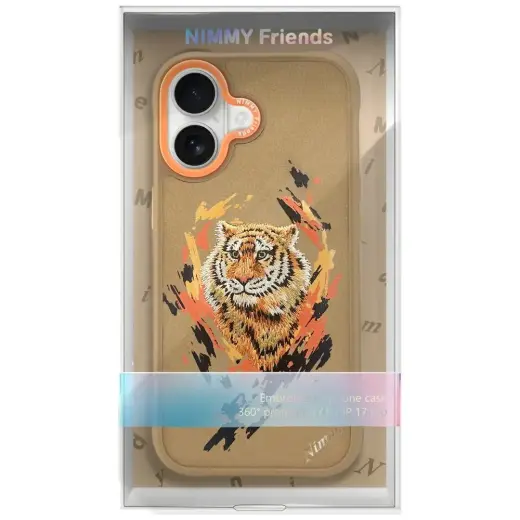 Nimmy Tiger MagSafe case for iPhone 17 light brown Photo