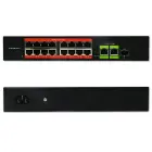 Qoltec Fast Ethernet PoE SWITCH | 16x RJ45 10/100 Mb/s |  2x RJ45 Uplink 1000 Mb/s | 1x SFP 1000 Mb/s Foto 8