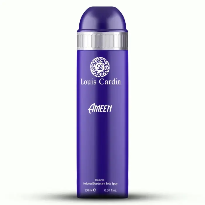 Louis Cardin, Ameen, Deodorant Spray, For Men, 200 ml