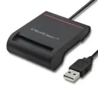 Qoltec Smart ID chip card reader SCR-0642|USB 2.0 + USB-C Adapter Foto 3