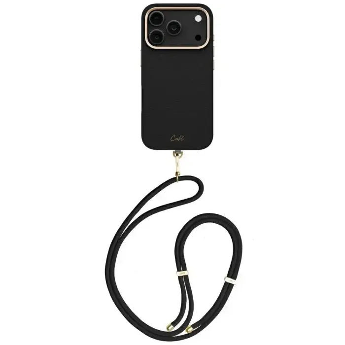 UNIQ Coehl Mirelle case for iPhone 17 Pro Magnetic Charging ebony