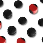 iPega P5006 Silicone Thumb Caps for PS5 6pcs Black/Red Foto 3