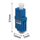 Qoltec Suppresor fiber optic LC/UPC(F) - LC/UPC(F) | Singlemode | 10dB — Foto 3