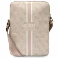 Guess PU 4G Printed Stripes Tablet Bag 10" Pink Фото num