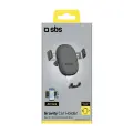 Gravity car smartphone holder with air vent clip Black Photo