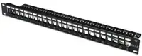 Digitus DN-91411 Modular Patch Panel. shielded 24-port. blank. 1U. rack mount
